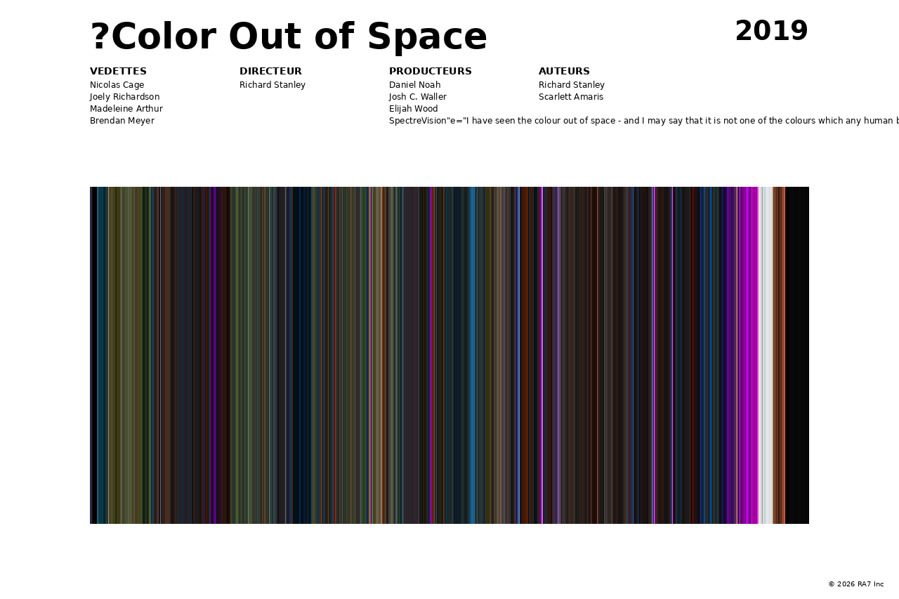 Aperçu de l’affiche pour ?Color Out of Space